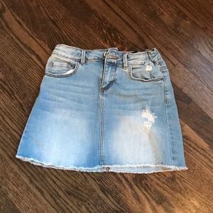Zara girls denim skirt